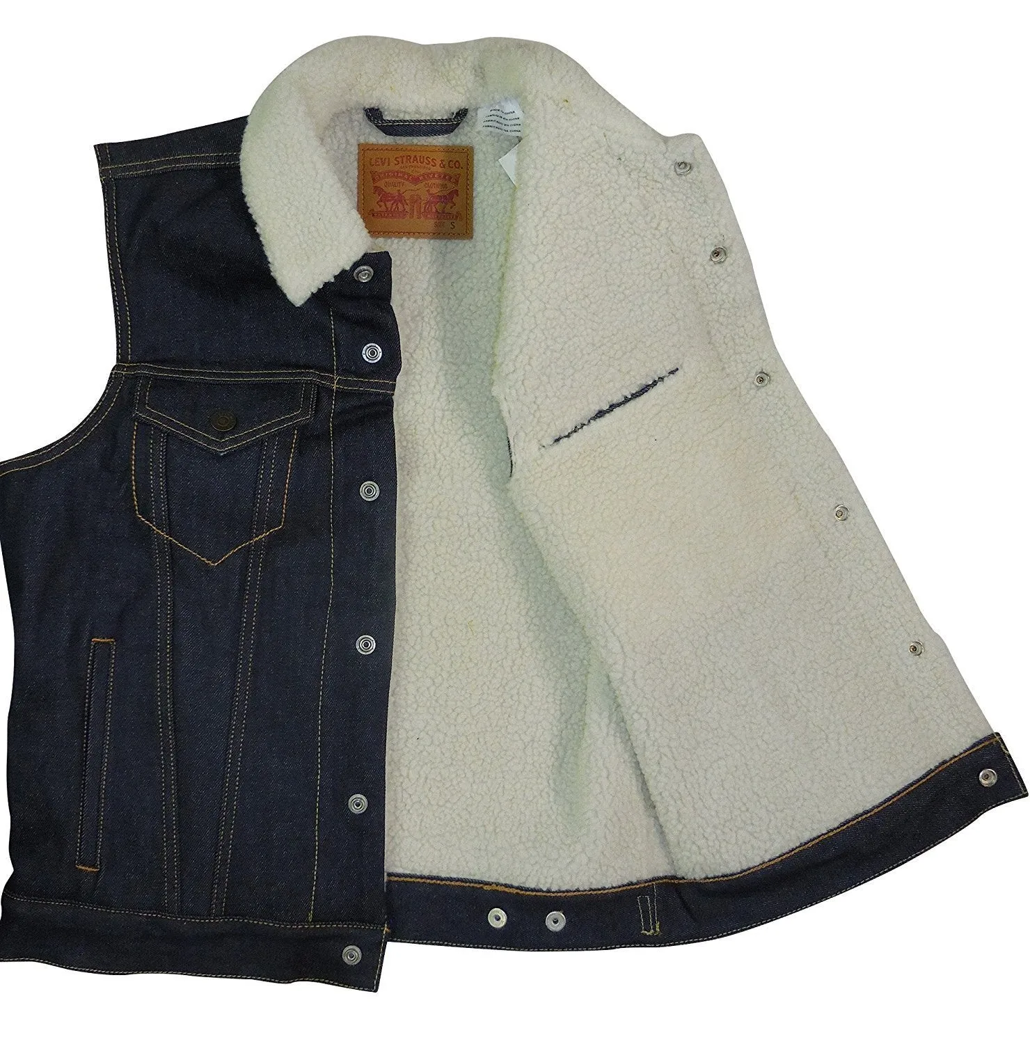 Levi's Men's Sherpa Trucker Vest