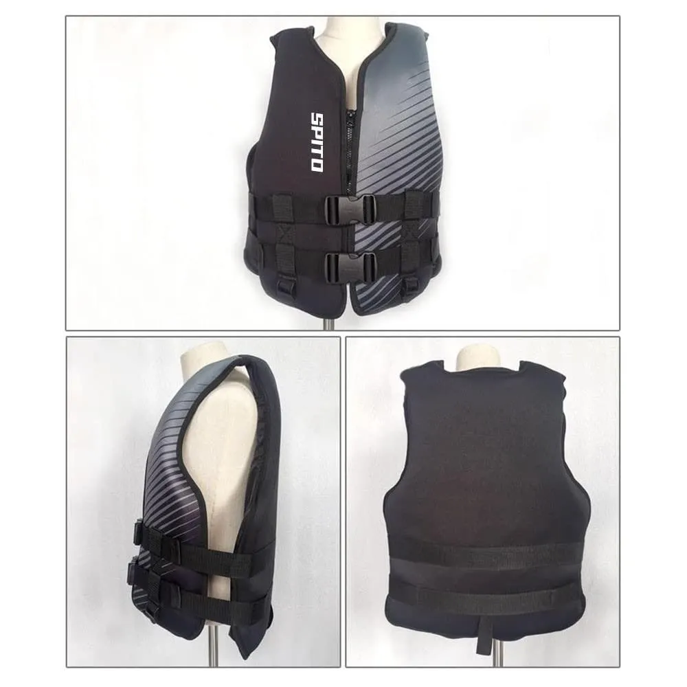 Life Jackets Vest, Adult Adjustable Safety Breathable Swimming Vest