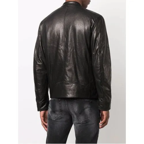 Men Designer Leather Jackets: dondup