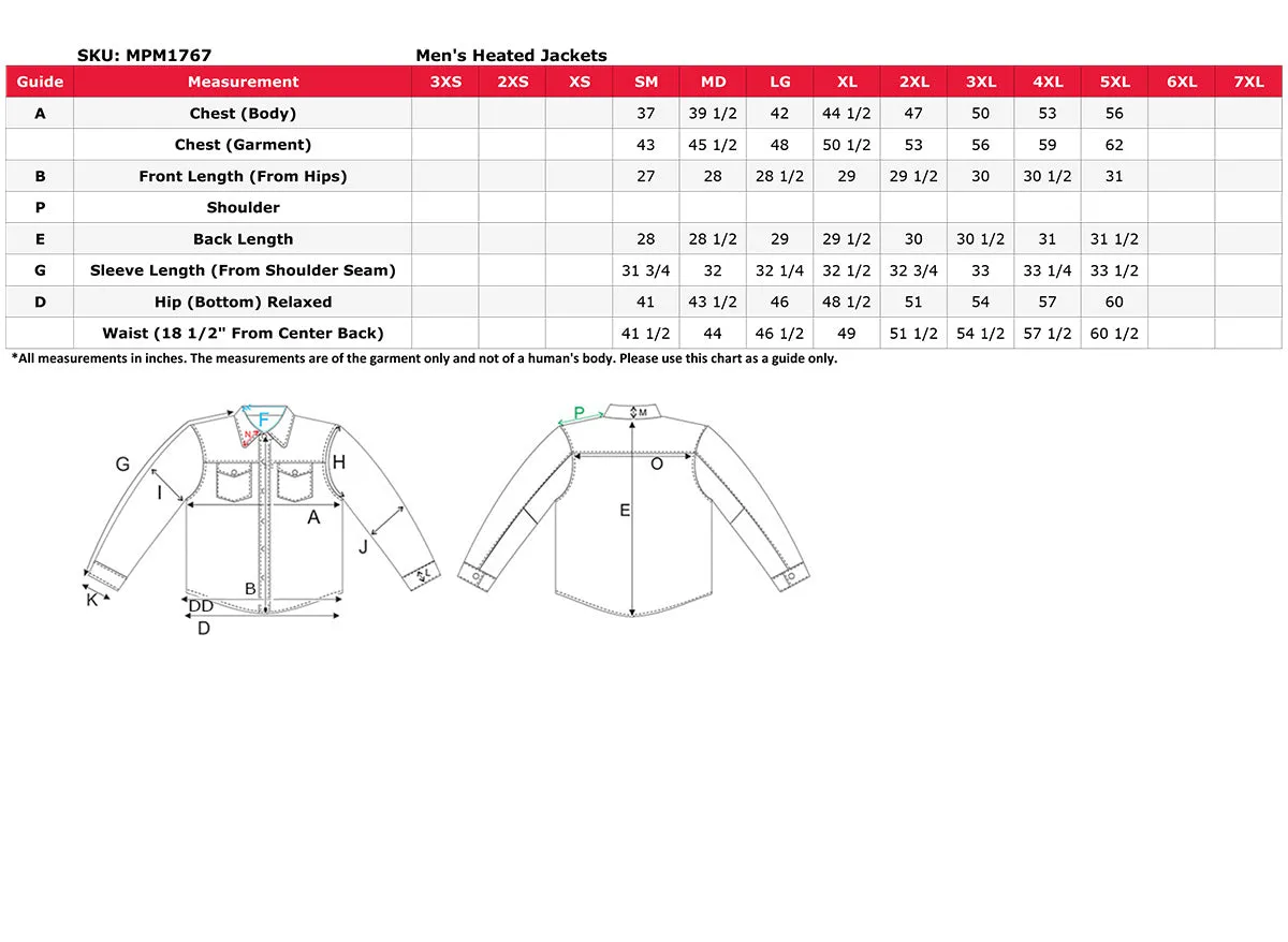 Nexgen Heat NXM1767SET Men's 'Ruffled' Black Soft Shell Heated Hooded Jacket (Included Rechargeable 10000mAh Battery)