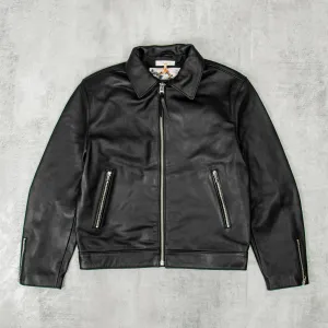 Nudie Eddy Rider Leather Jacket - Black