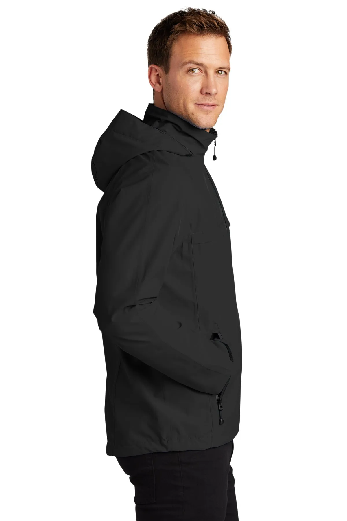 Port Authority Torrent Customized Waterproof Jackets, Black