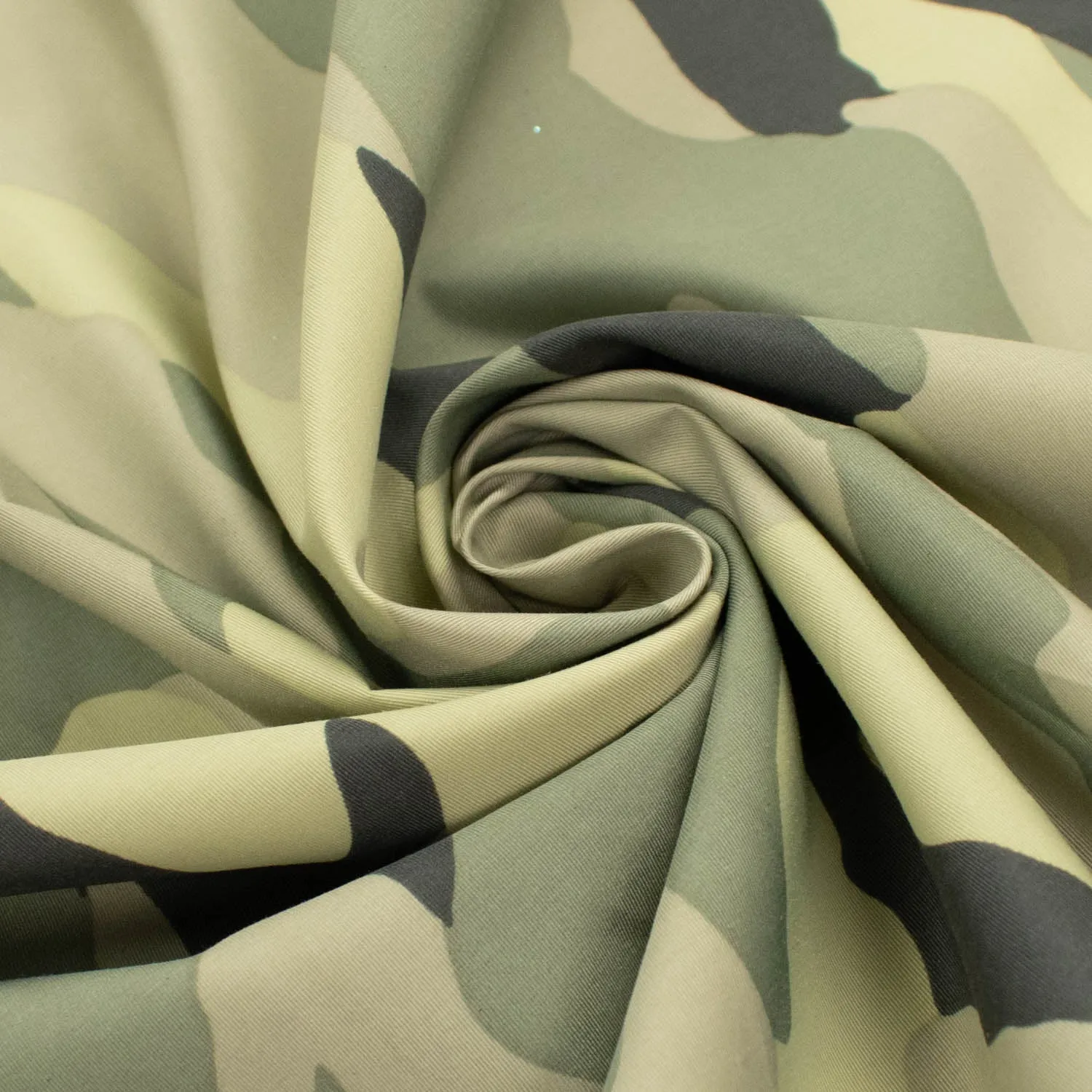 Printed Lining Design-6 Khaki Grey Camouflage/Army