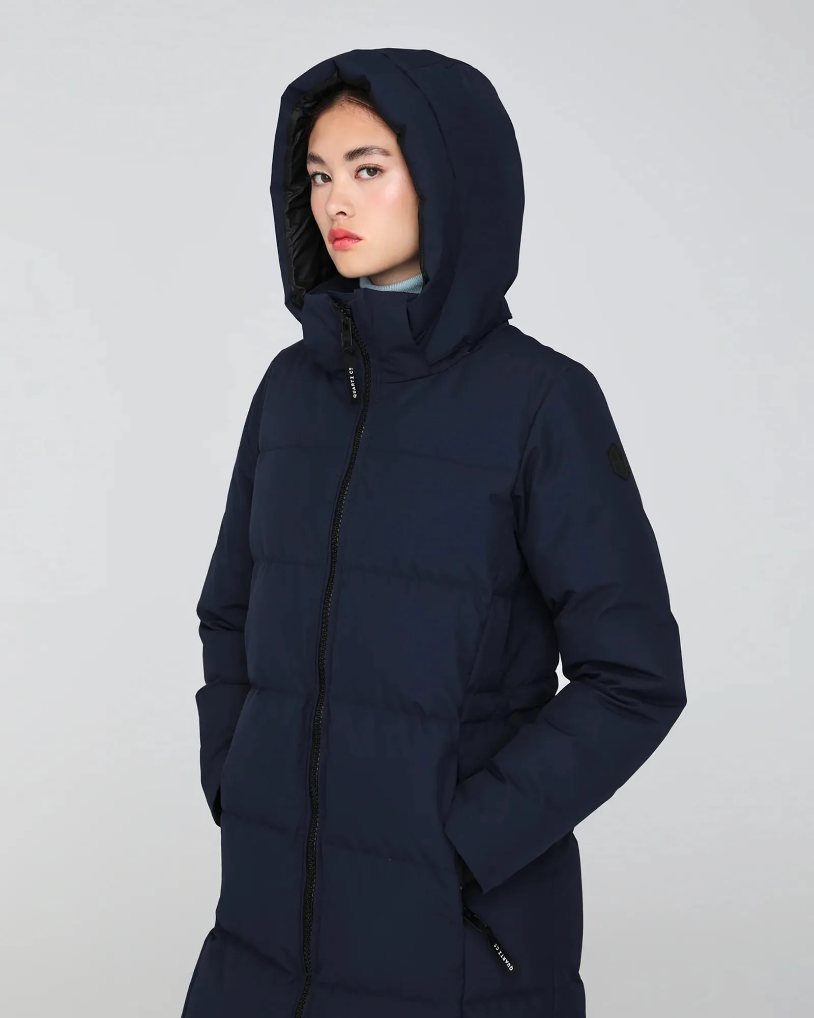 QUARTZ Co SOFIA 2.0 - Premium Hooded Down Winter Jacket for Extreme Cold