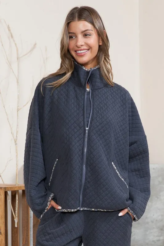 Quilt Jacket with Pockets