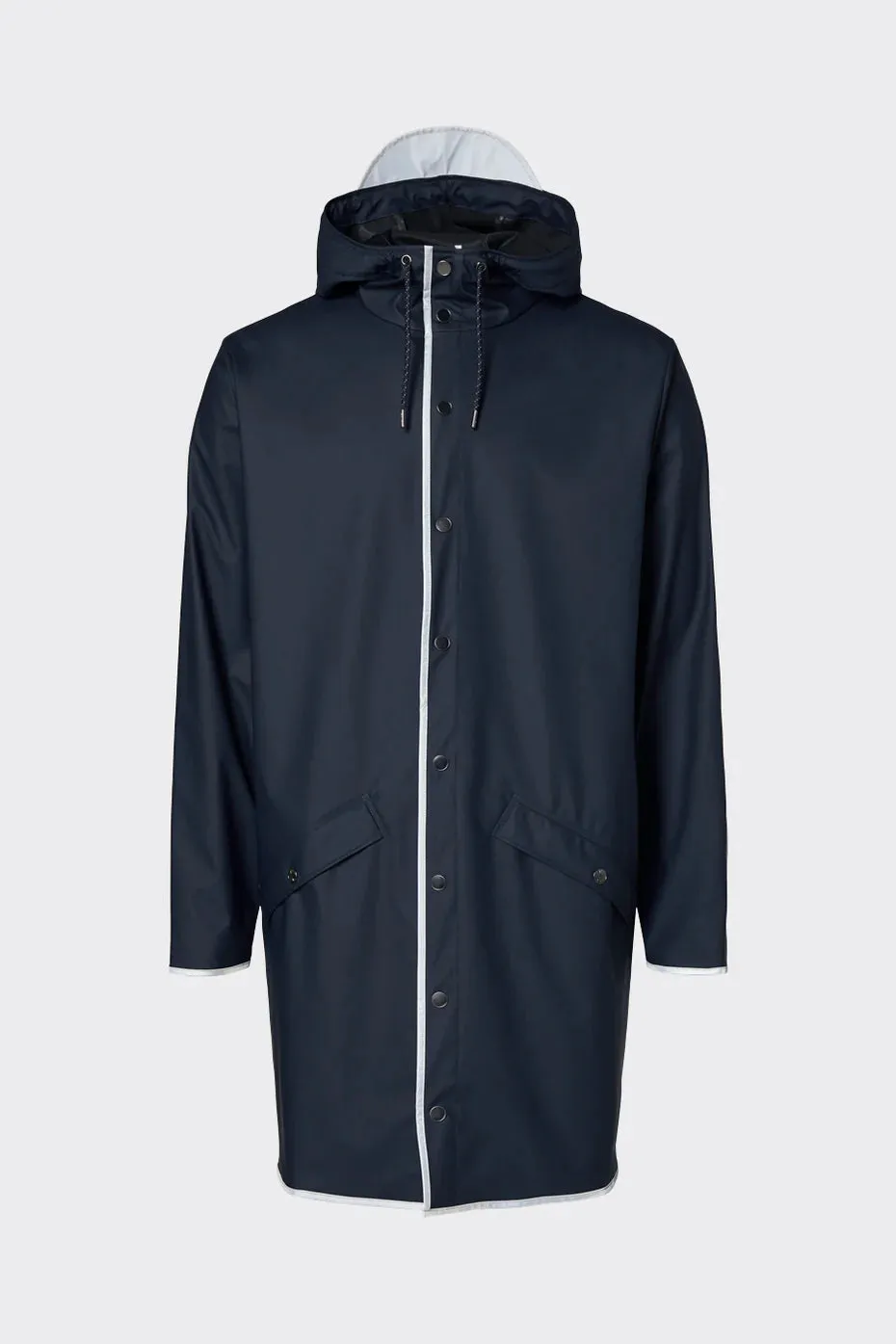 Rains reflective long rain jacket