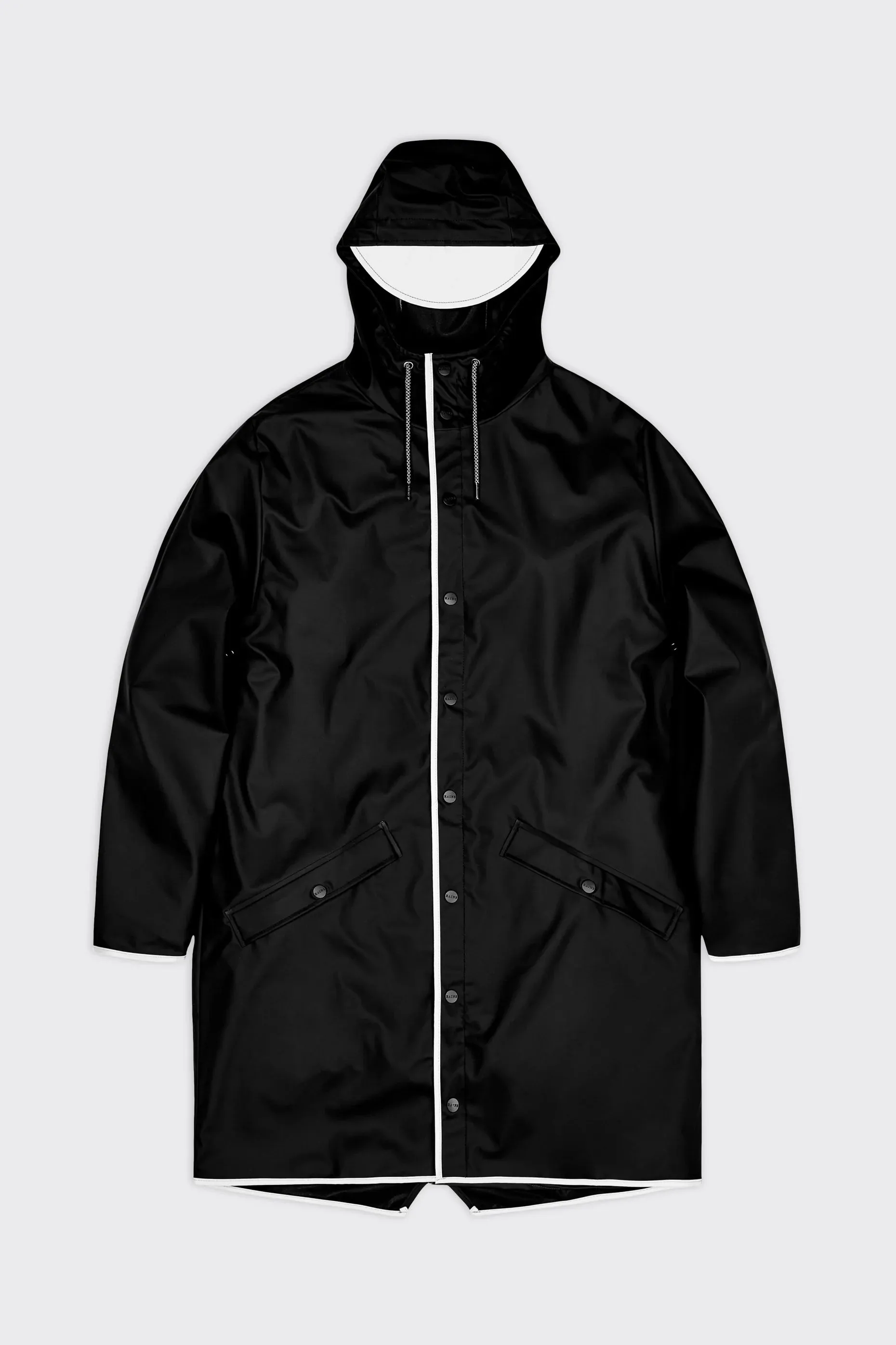 Rains reflective long rain jacket