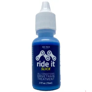 Scc Tech Ride It Slick 0.5Oz Drip Bottle Ride It Slick  Lubesclean