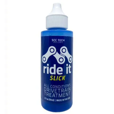 Scc Tech Ride It Slick 2Oz Drip Bottle Ride It Slick  Lubesclean