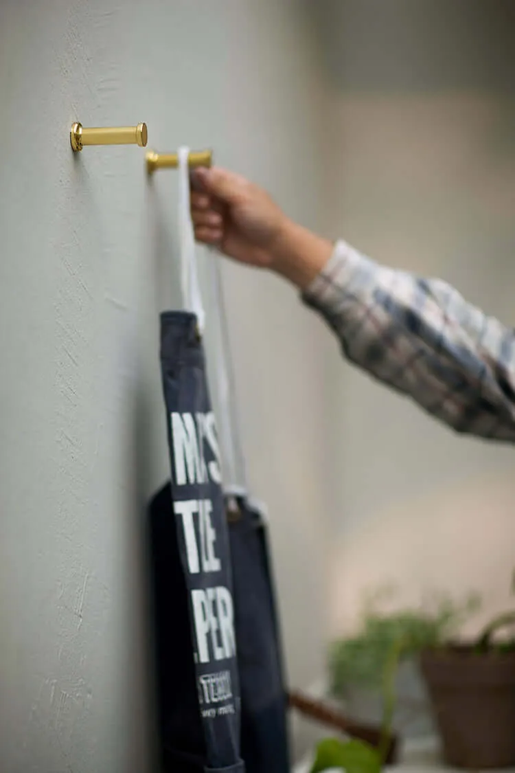 Solid Brass Coat Hooks