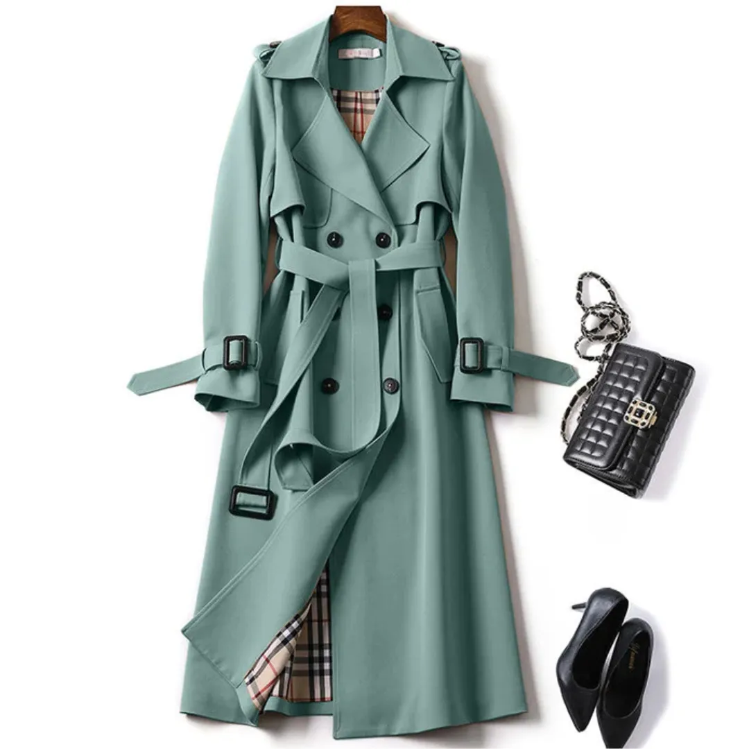 Sophia™ | Chic belted trench coat for stylish warmth