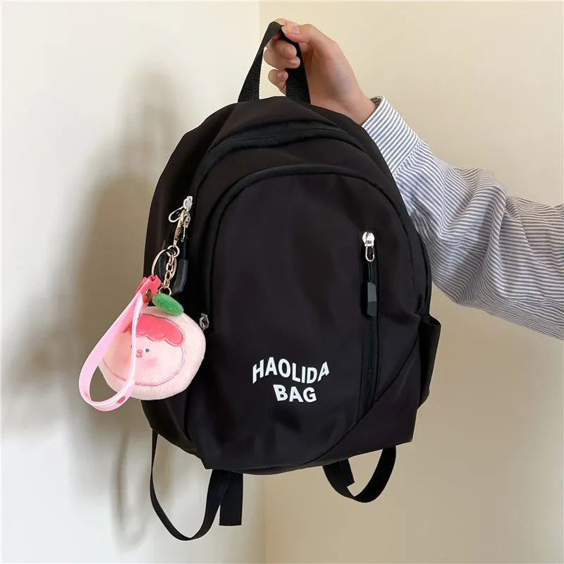 South Korea College Students' Backpack Girls' Small Japanese Ins Style Leisure Travel Backpack Portable All-Match Schoolbag