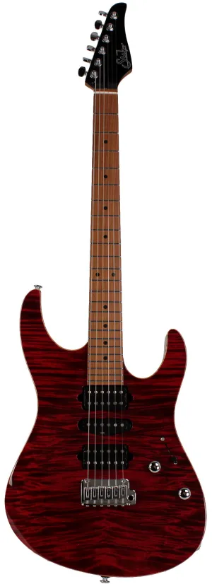 Suhr Modern Plus Guitar, Chili Pepper Red, Maple, HSH