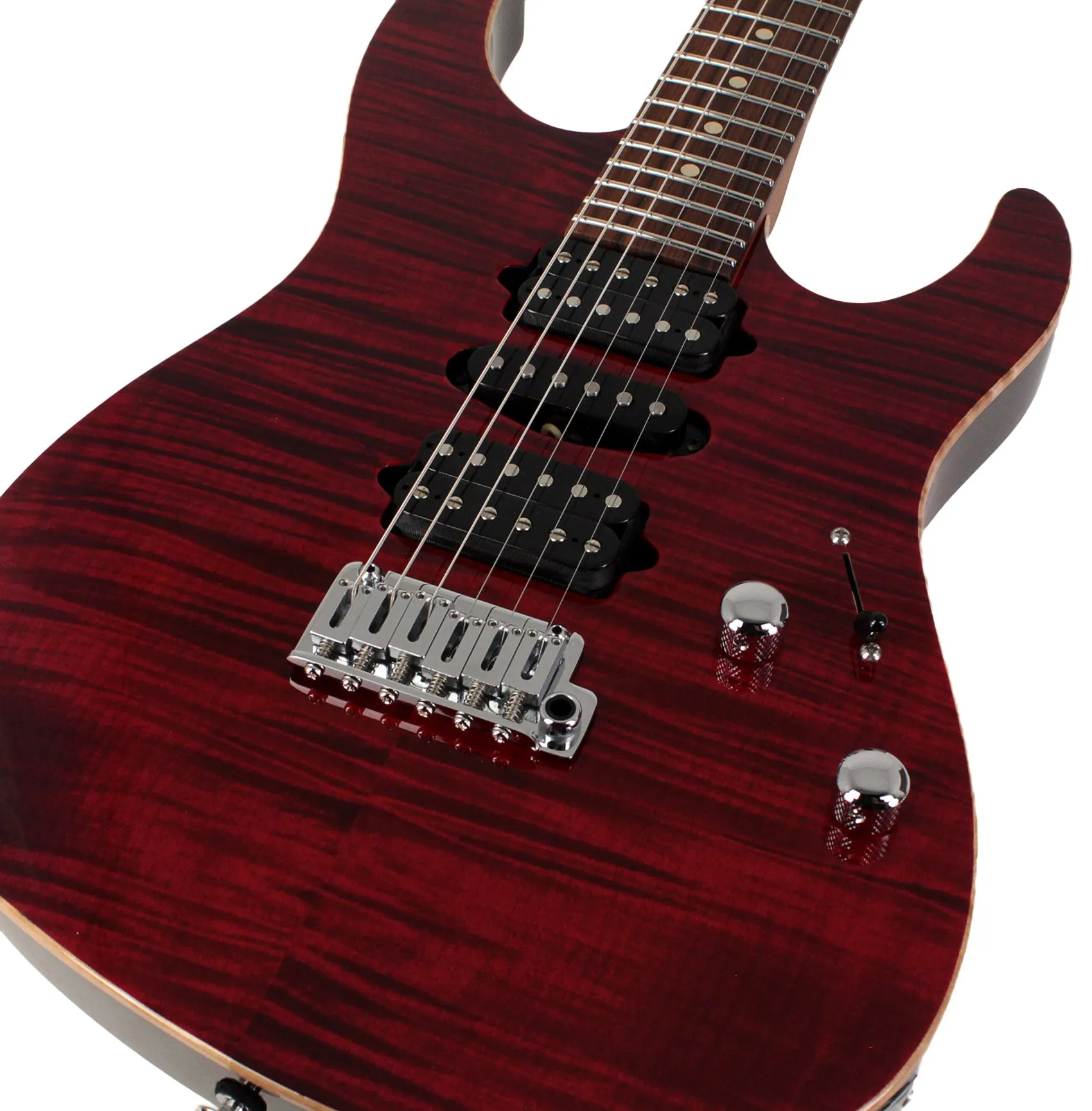 Suhr Modern Plus Guitar, Chili Pepper Red, Pau Ferro, HSH