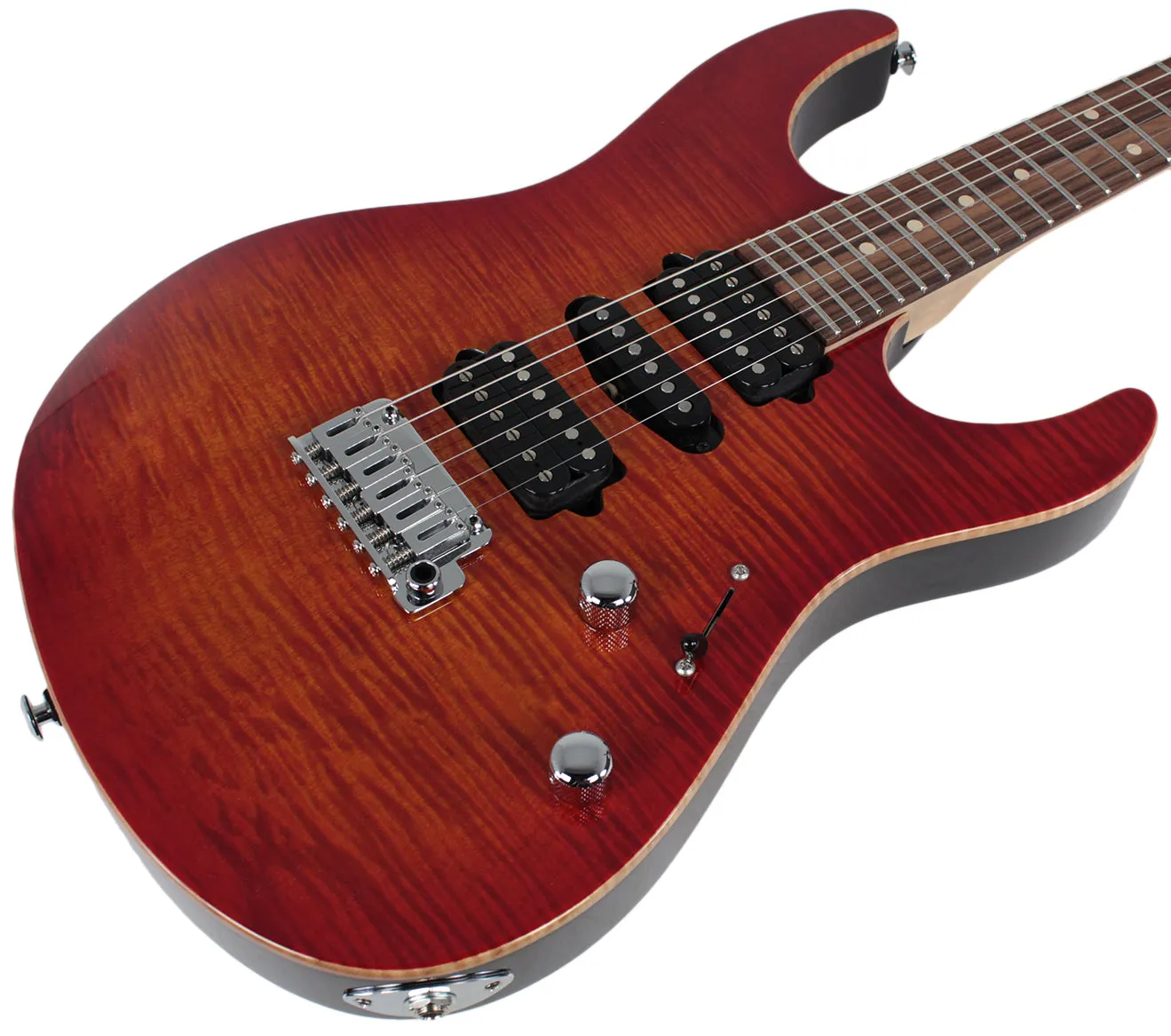 Suhr Modern Pro Guitar, Fireburst, Pau Ferro, HSH