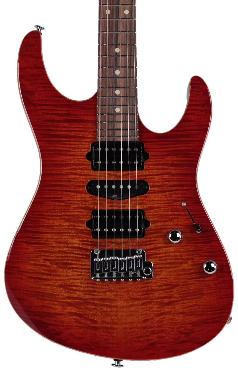 Suhr Modern Pro Guitar, Fireburst, Pau Ferro, HSH