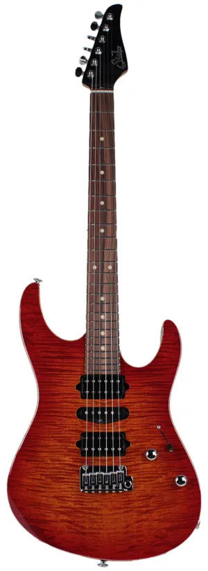 Suhr Modern Pro Guitar, Fireburst, Pau Ferro, HSH