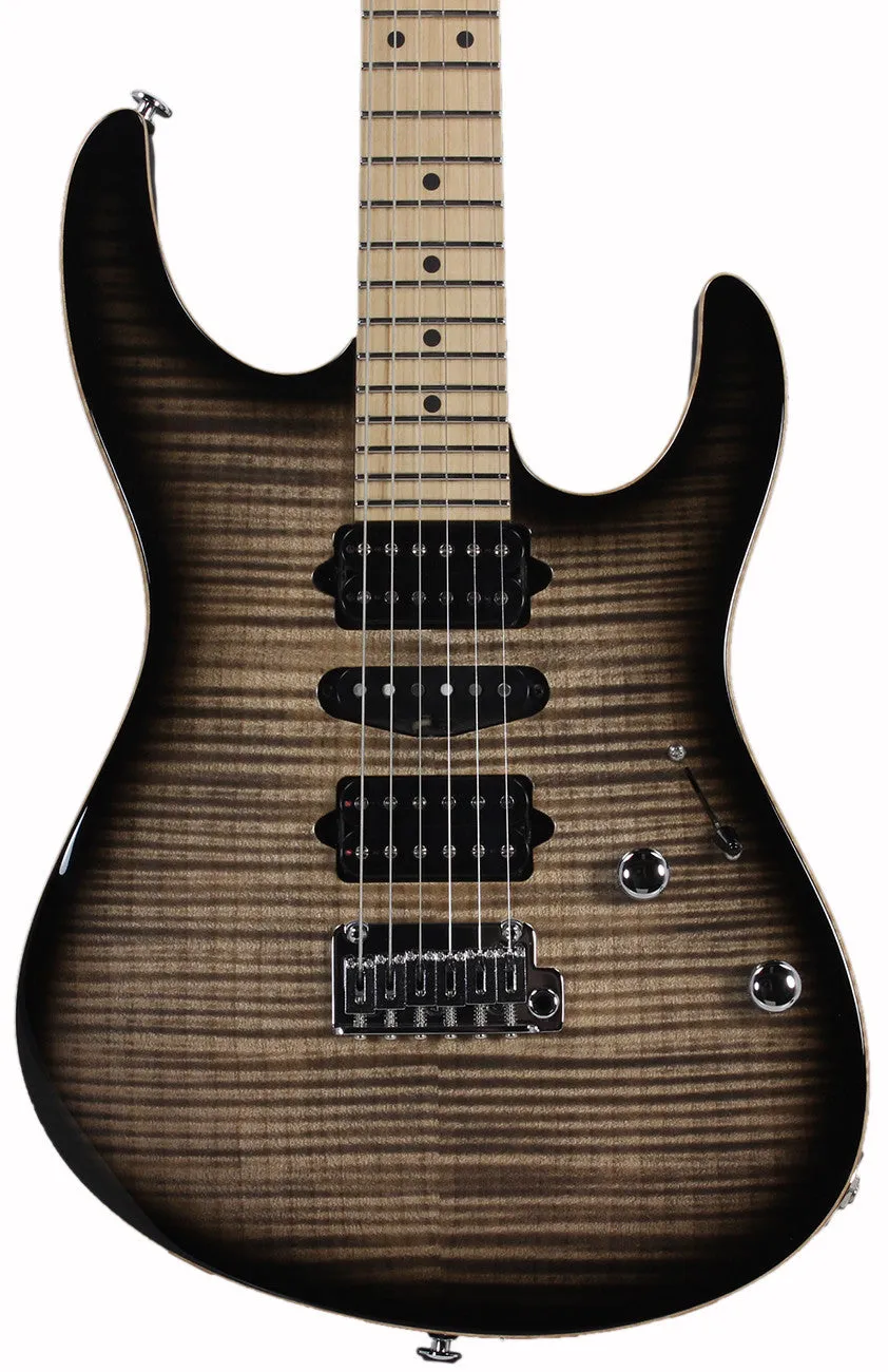 Suhr Modern Pro Guitar, Trans Charcoal Burst, Maple, HSH