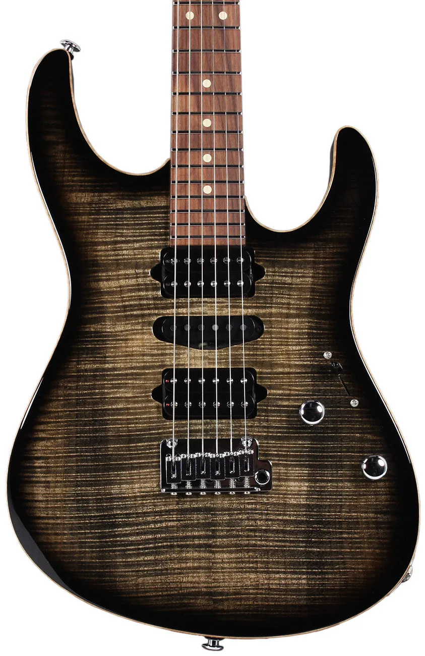 Suhr Modern Pro Guitar, Trans Charcoal Burst, Pau Ferro, HSH