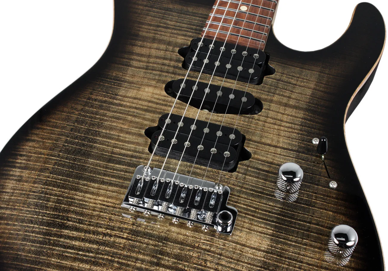 Suhr Modern Pro Guitar, Trans Charcoal Burst, Pau Ferro, HSH