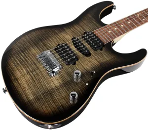 Suhr Modern Pro Guitar, Trans Charcoal Burst, Pau Ferro, HSH