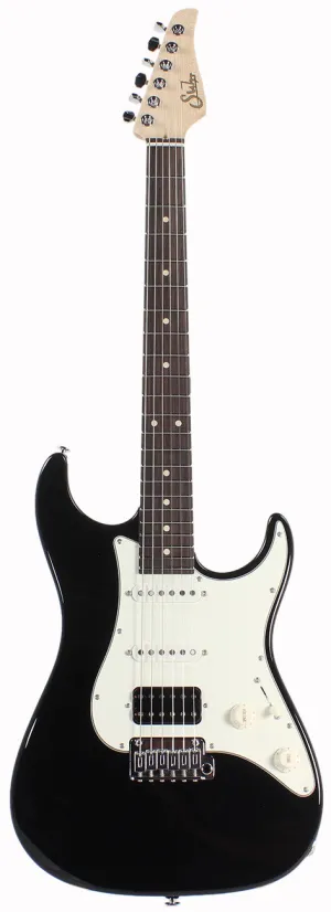 Suhr Standard Guitar, Black, Rosewood