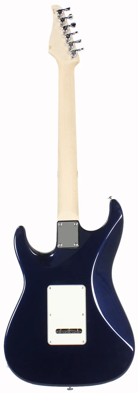 Suhr Standard Guitar, Mercedes Blue Metallic, Maple