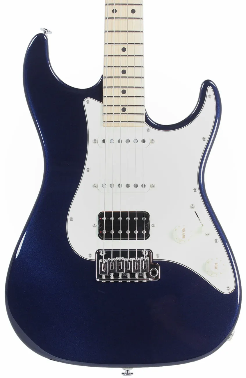 Suhr Standard Guitar, Mercedes Blue Metallic, Maple