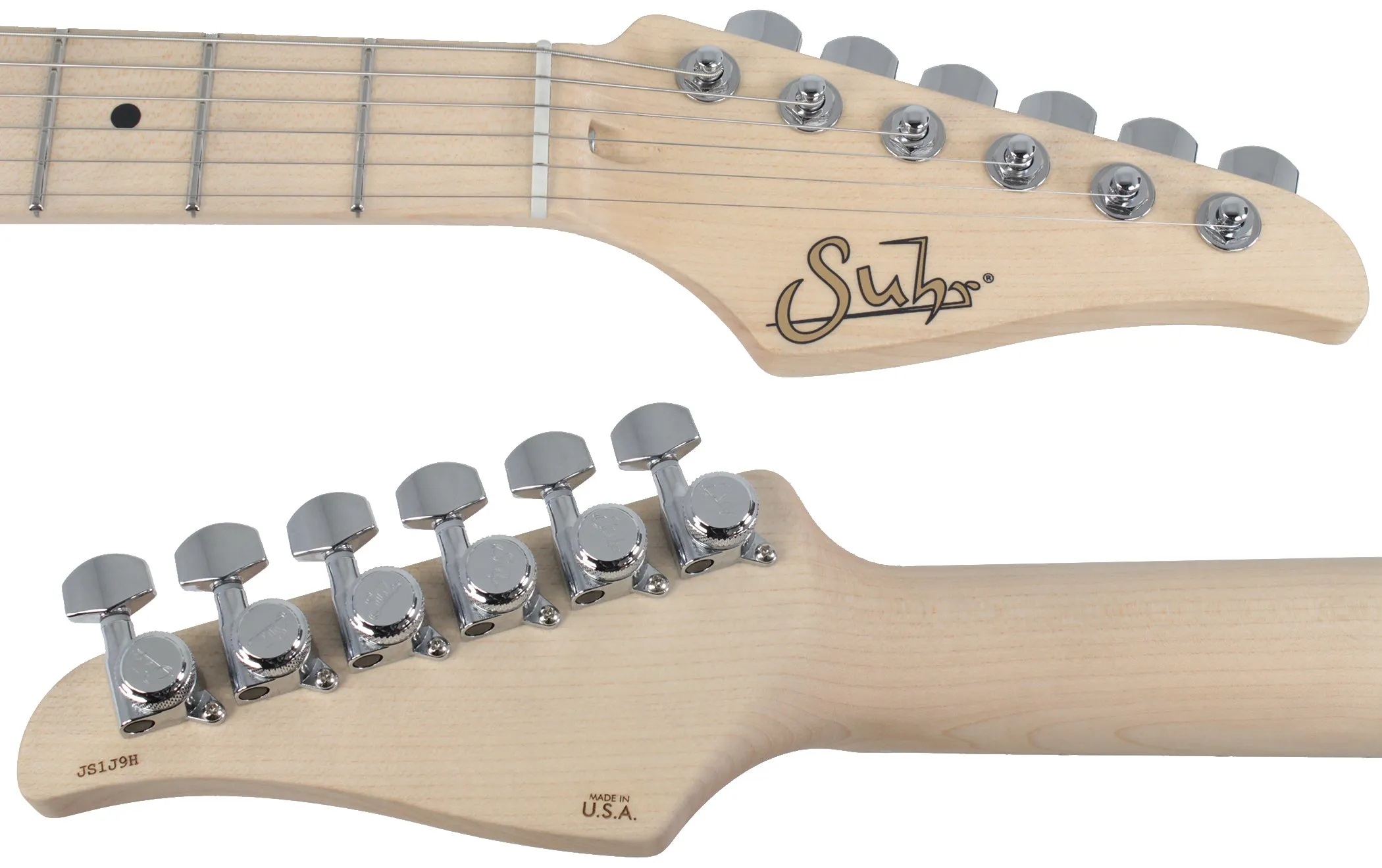 Suhr Standard Guitar, Orange Crush Metallic, Maple