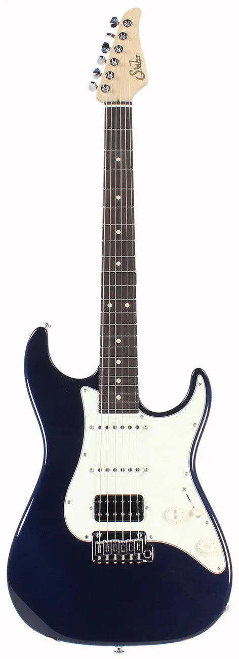 Suhr Throwback Standard Pro Guitar, Mercedes Blue, Rosewood