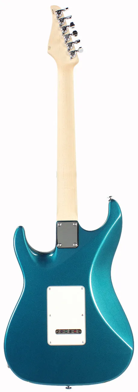 Suhr Throwback Standard Pro Guitar, Ocean Turquoise Metallic, Rosewood