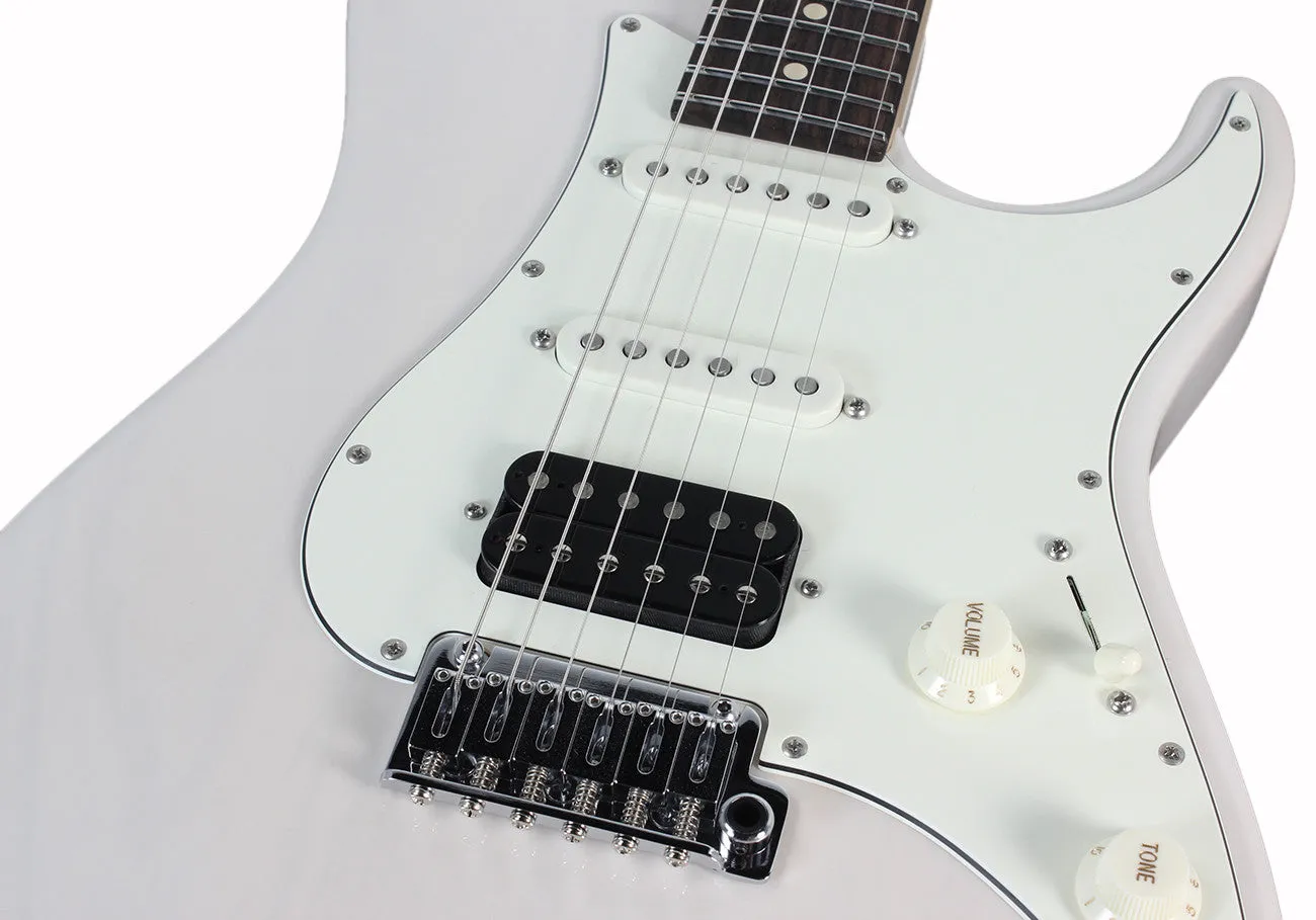 Suhr Throwback Standard Pro Guitar, Trans White, Rosewood