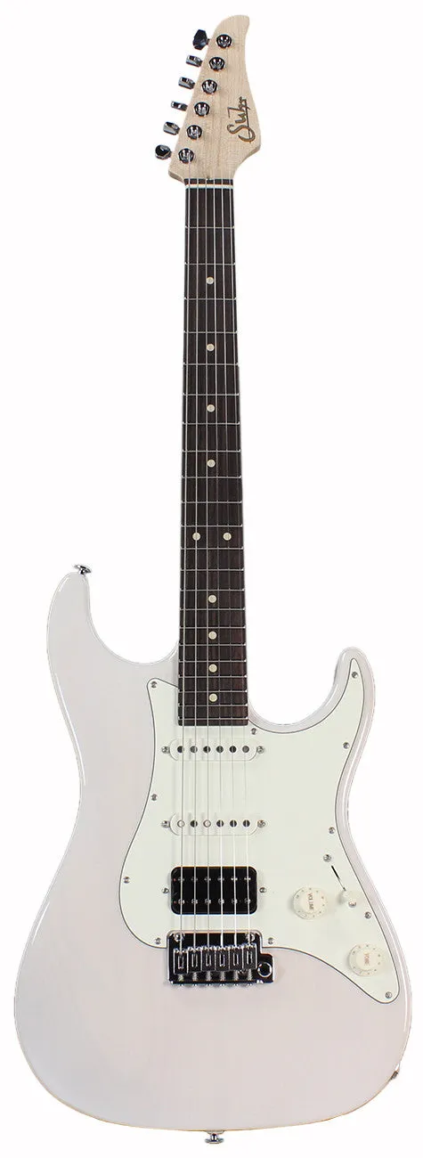 Suhr Throwback Standard Pro Guitar, Trans White, Rosewood