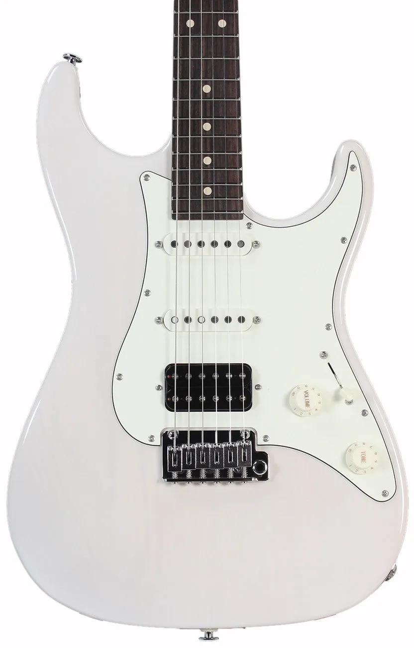 Suhr Throwback Standard Pro Guitar, Trans White, Rosewood