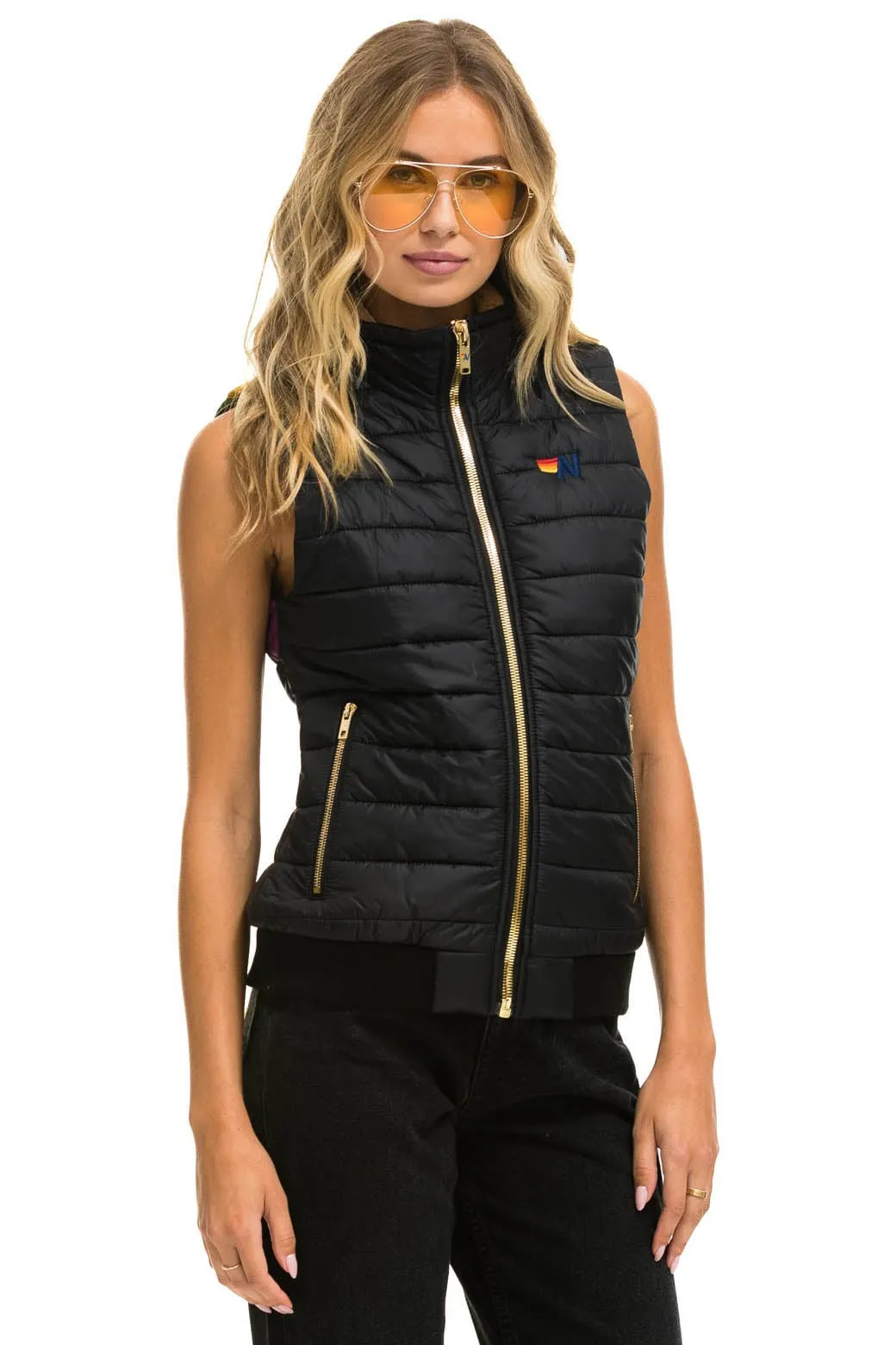 SUNBURST VEST - BLACK