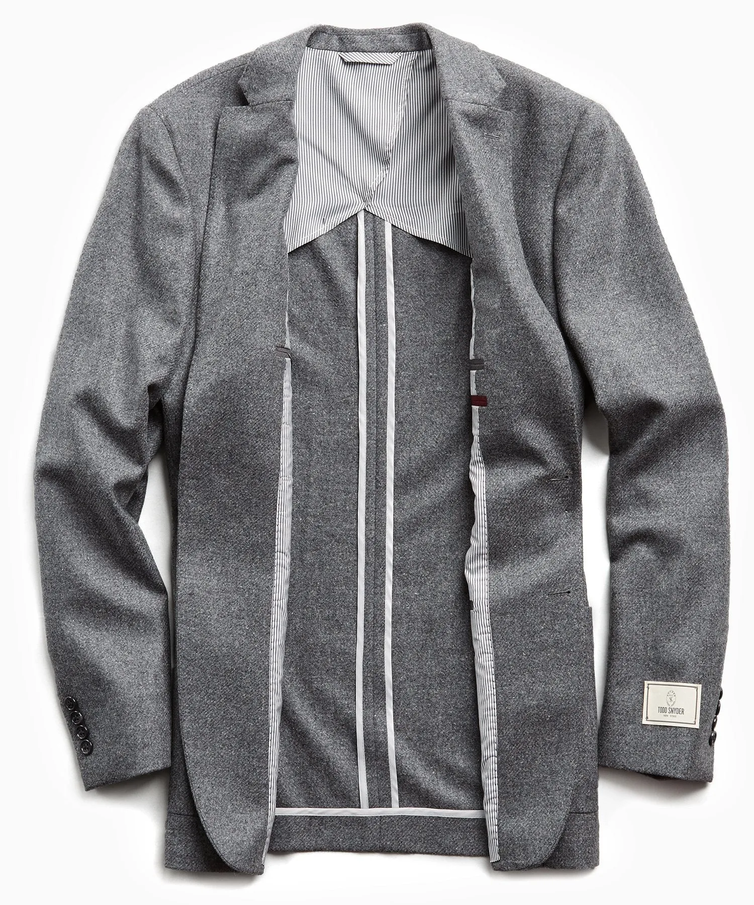 Sutton Lambswool/Cashmere Sportcoat in Grey Heather