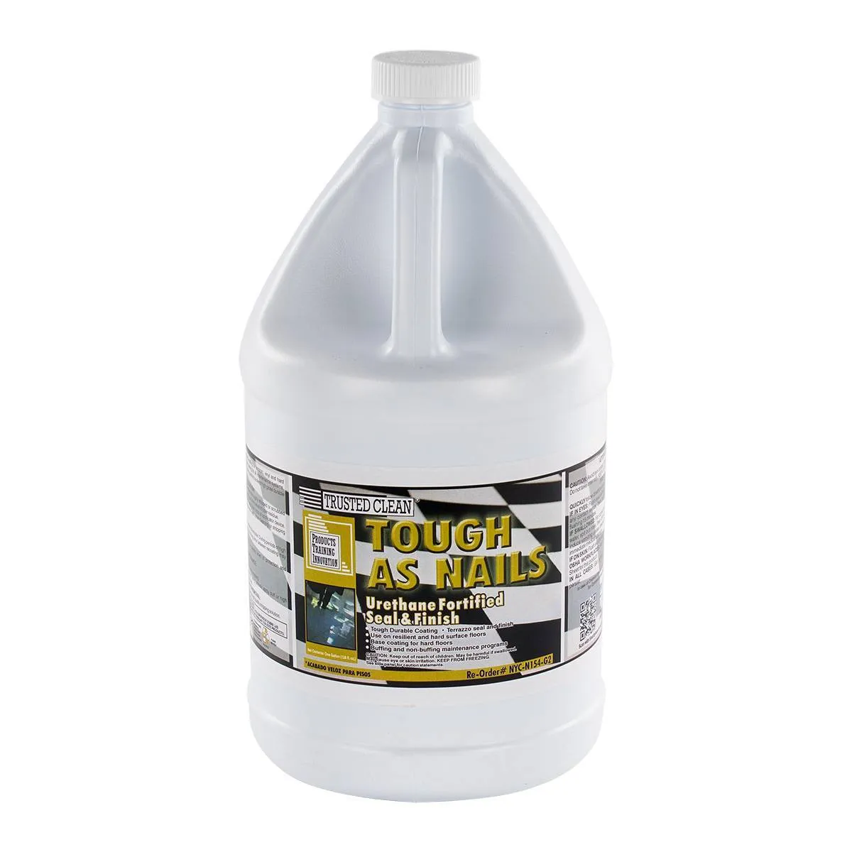 Trusted Clean 'Tough as Nails' 22% Solids Urethane Fortified Floor Seal & Finish (1 Gallon Bottles) - Case of 2