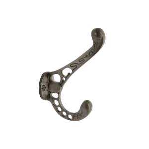 Victorian Coat Hook in Antique Pewter