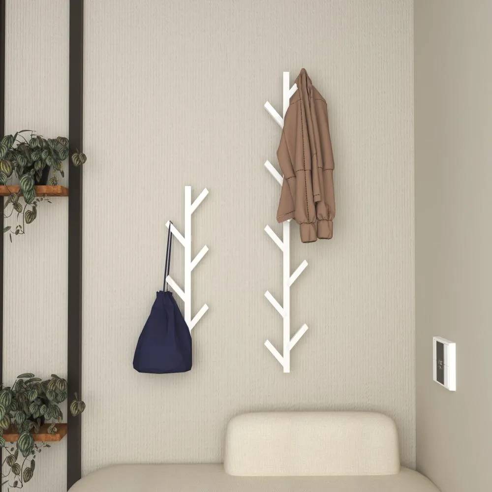 Wall Mounted Tree Shaped Coat Rack