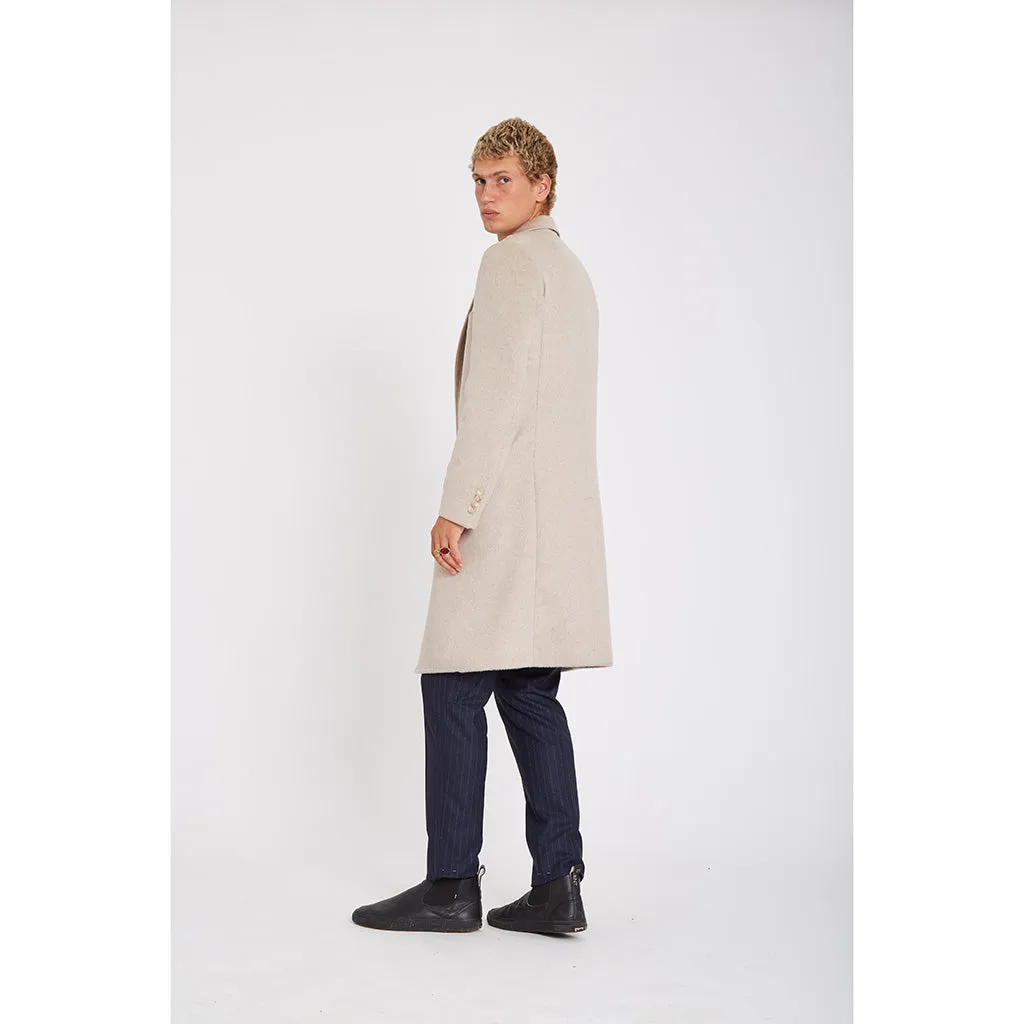 Wasted Talent Di Lusso Cashmere Overcoat - Champagne