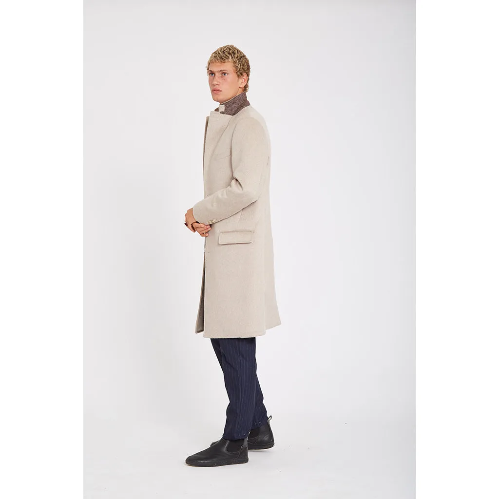 Wasted Talent Di Lusso Cashmere Overcoat - Champagne