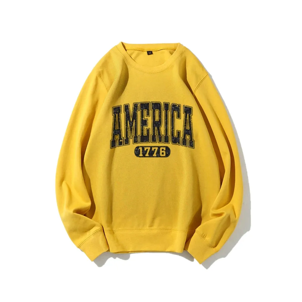 Women American 1776 Graphic Sweatshirts