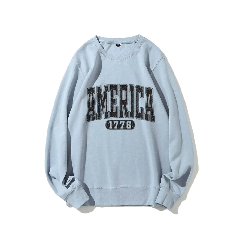 Women American 1776 Graphic Sweatshirts