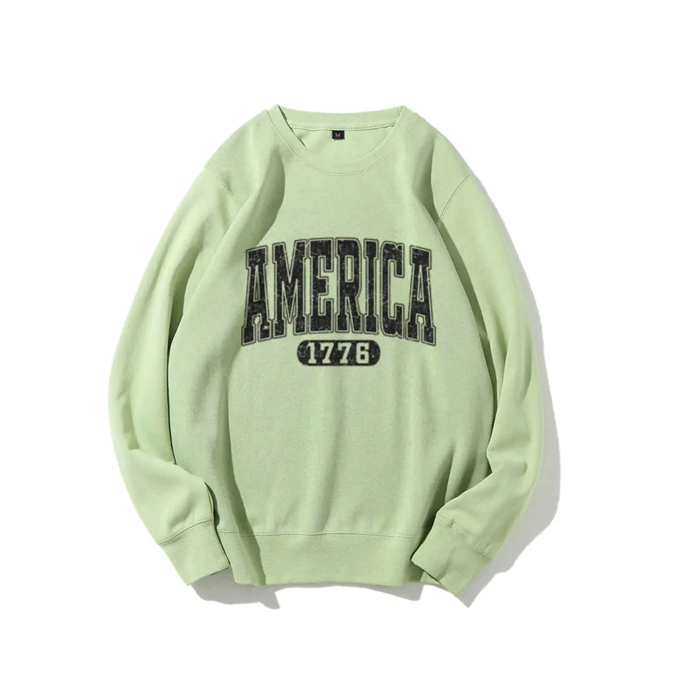 Women American 1776 Graphic Sweatshirts