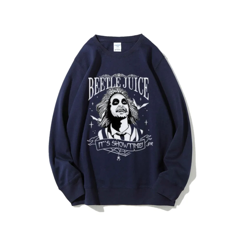 Women Vintage Beetle Juice Graphic Sweatshirts