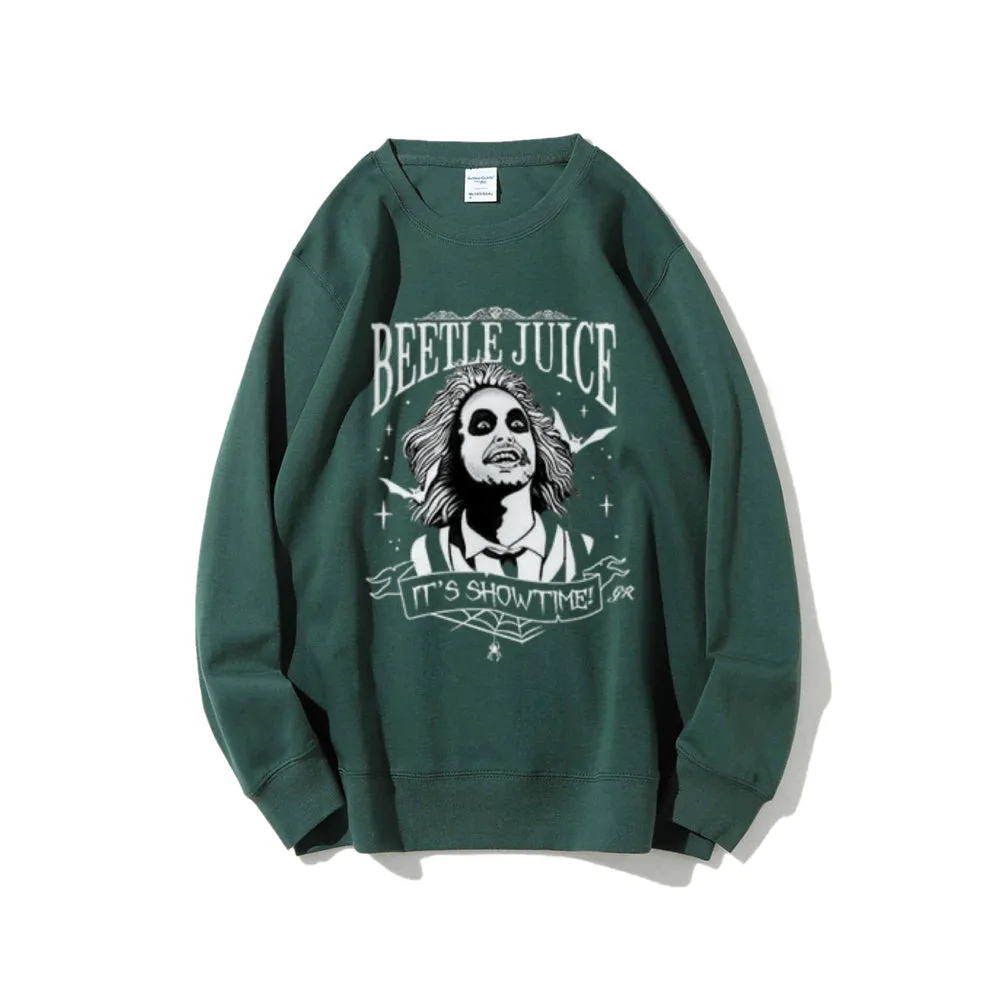 Women Vintage Beetle Juice Graphic Sweatshirts