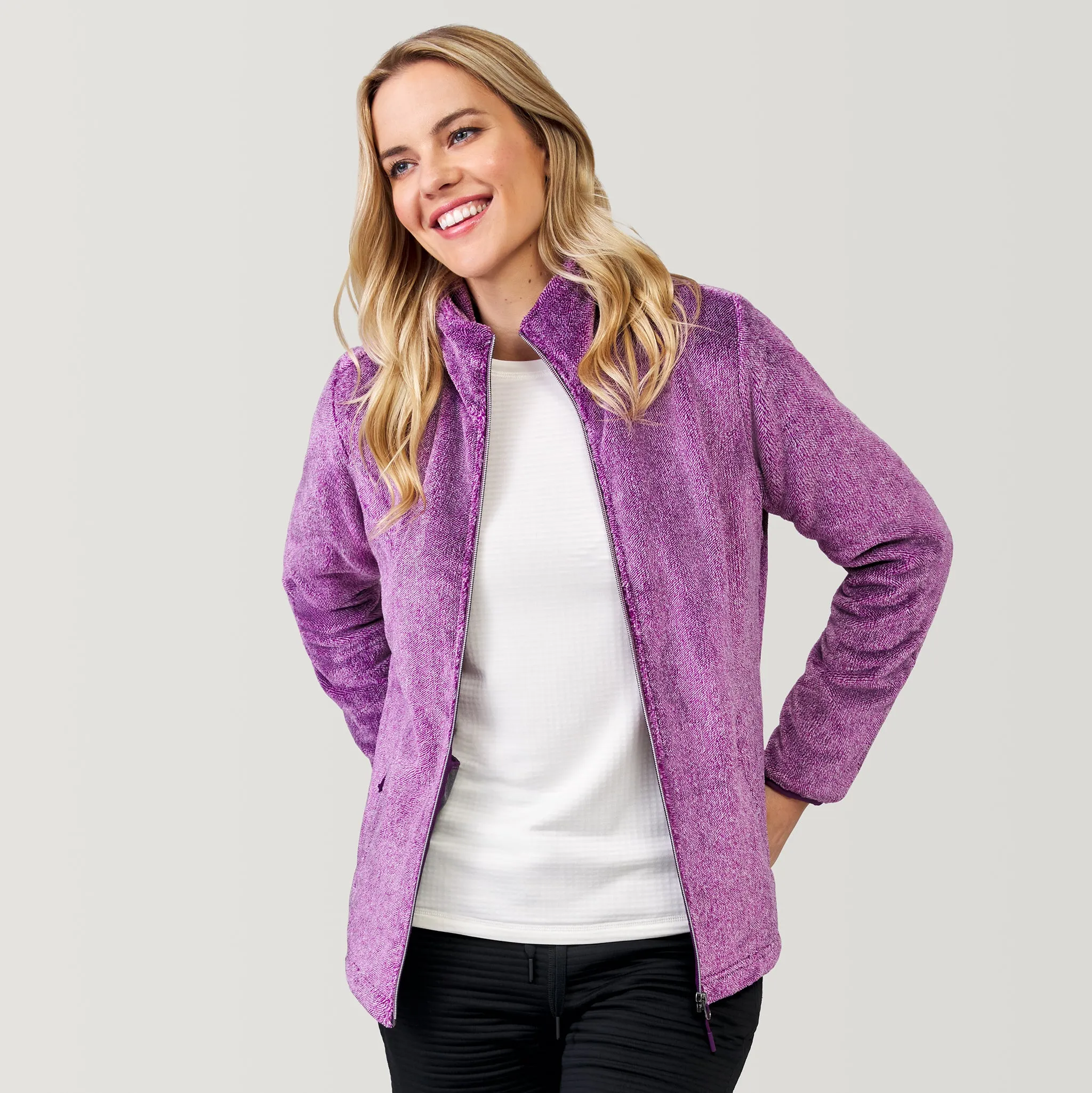 Women's Outbound Heather Butter Pile® Fleece Jacket