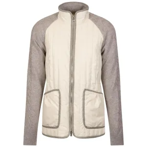 Womens Pippin Hybrid Travel Jacket Ivory/British Grey - AW24